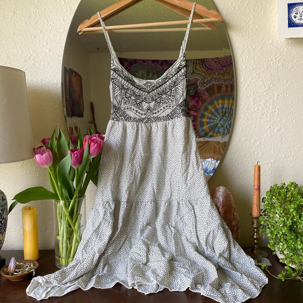 Vintage American eagle boho sundress size M